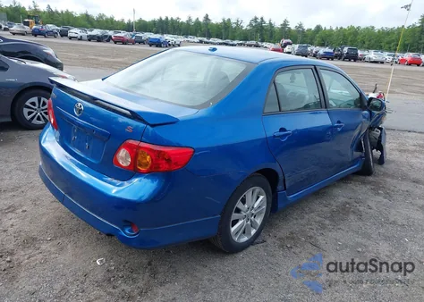 2009 Toyota Corolla S из США, поврежденный, VIN 2T1BU40E09C142724